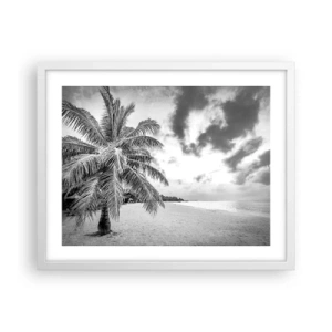 Poster in cornice bianca - Quando hai nostalgia della solitudine... - 50x40 cm