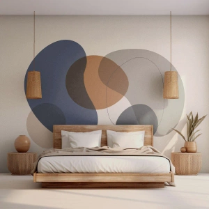 Fotomurali Premium Sand - Gocce di colore - Astrazione, Pezzo, Grafica - 150x105 cm