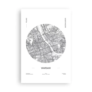 Poster - Anatomia di Varsavia - 61x91 cm