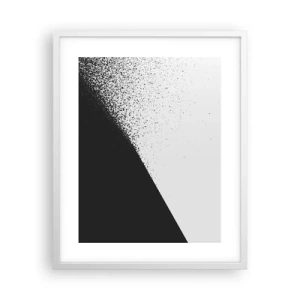 Poster in cornice bianca - Più veloce, sempre di più - 40x50 cm
