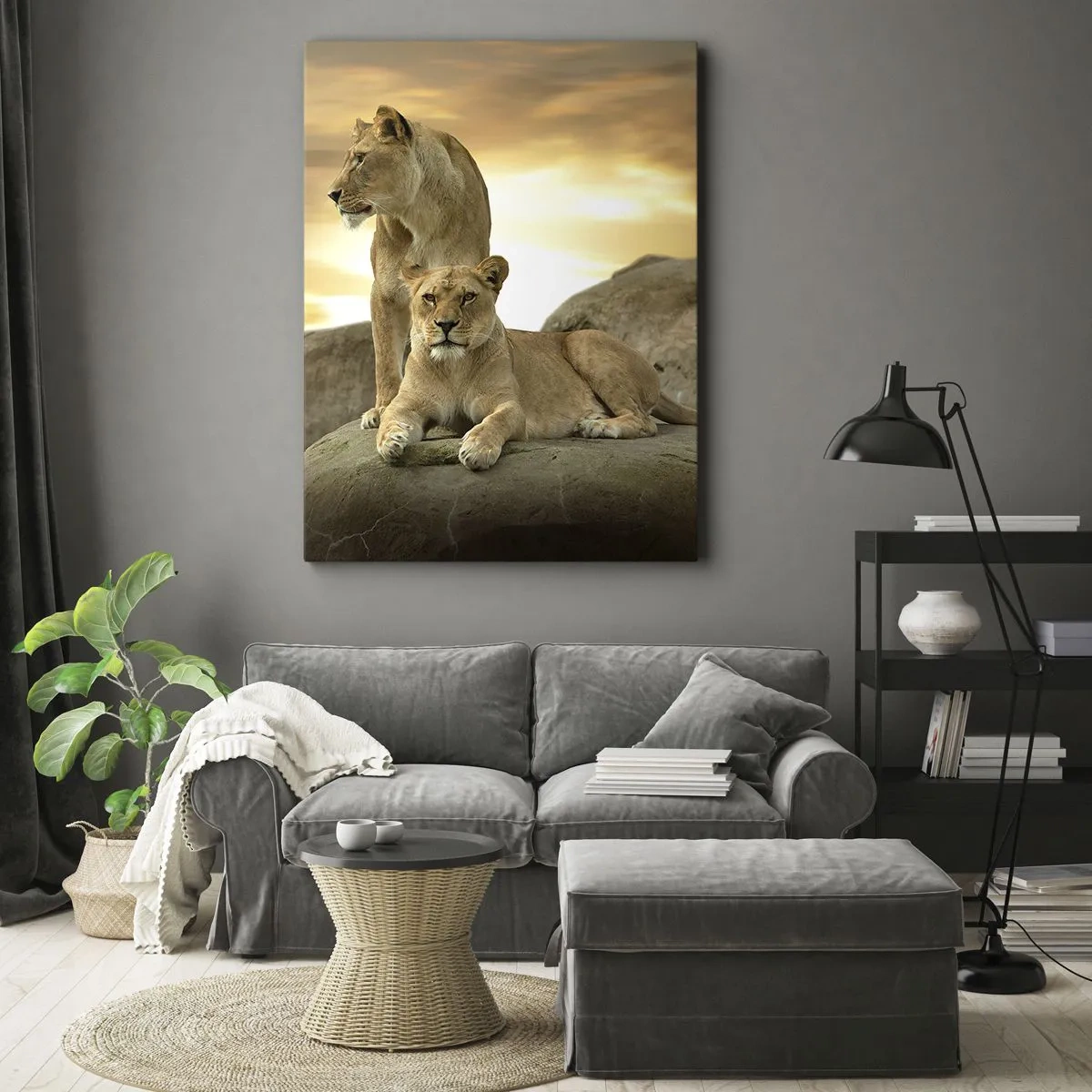 Quadro su tela - Stampe su Tela - Maestà reale - 55x100 cm