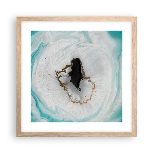 Poster in cornice rovere chiaro - Penetrare all'interno - 40x40 cm