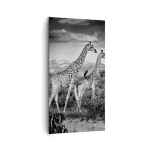 Quadro su tela - Stampe su Tela - Alta classe in Africa - 65x120 cm