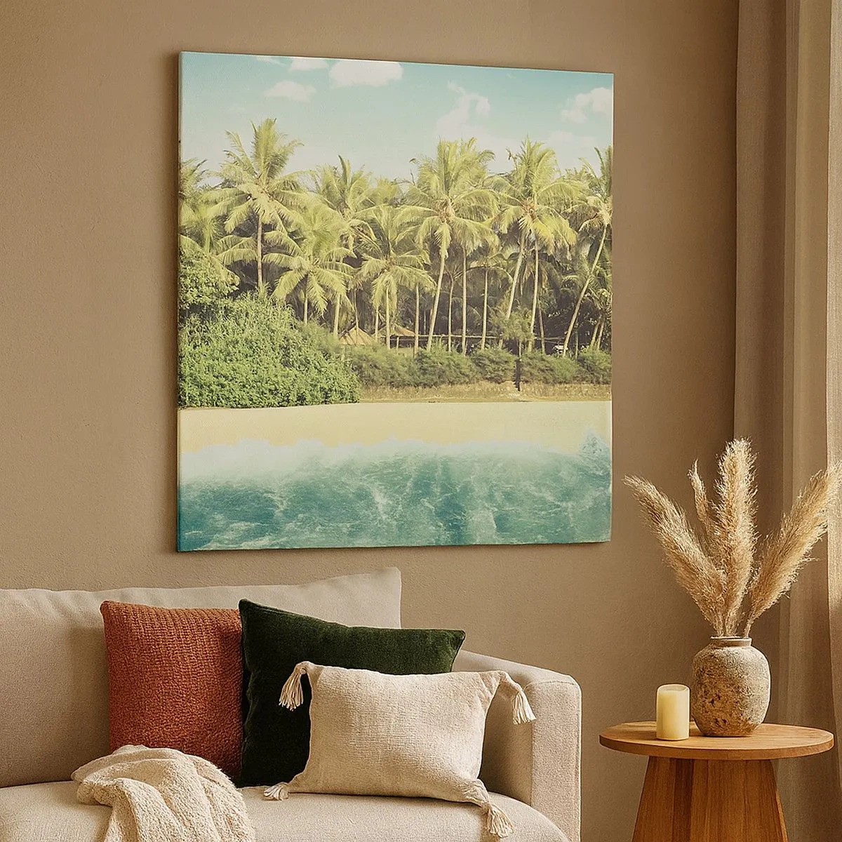 Quadro su tela - Stampe su Tela - Forse qui? - 30x30 cm