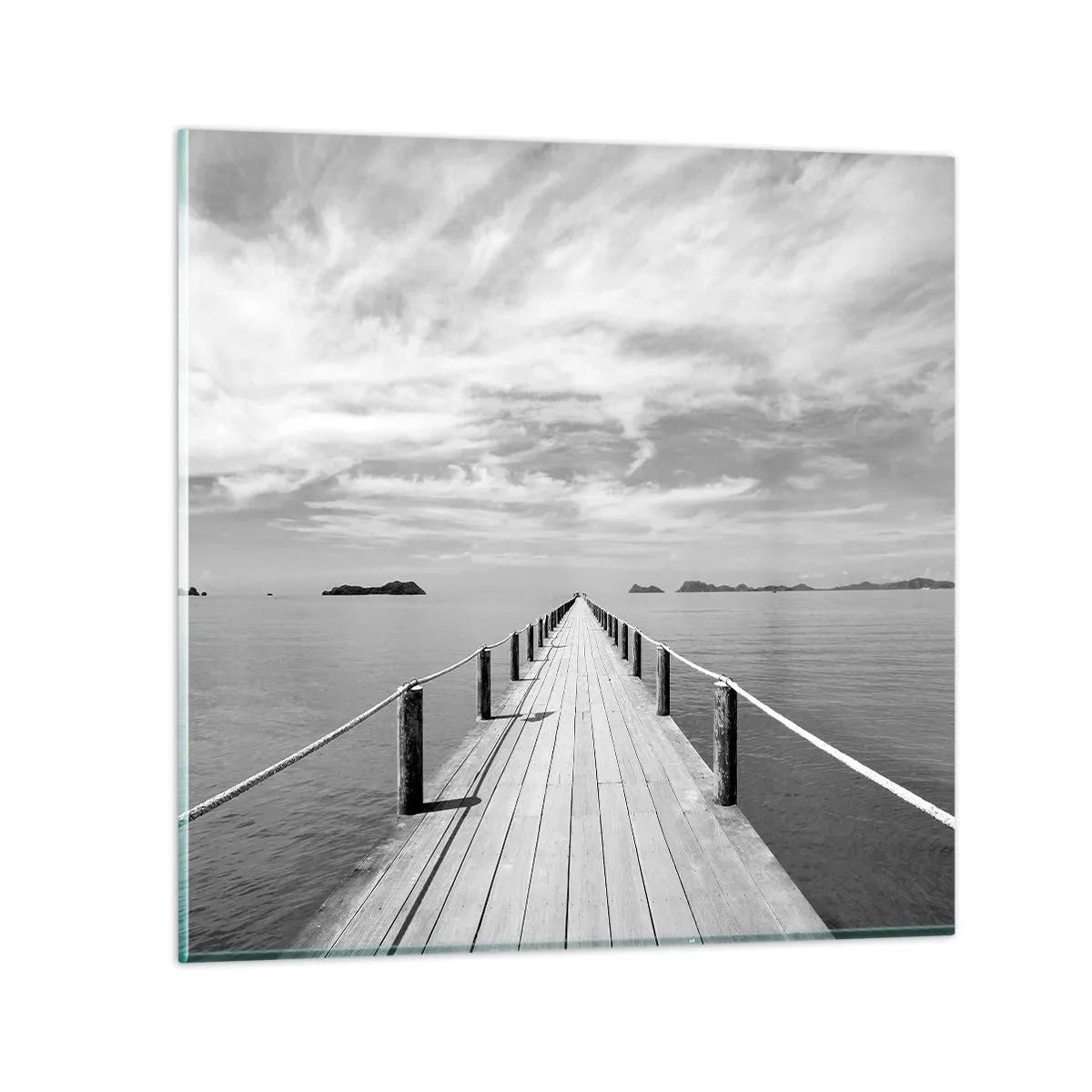 Quadro su vetro - Forse un viaggio... - 70x70 cm