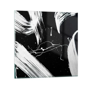 Quadro su vetro - Spezzando l'oscurità - 30x30 cm