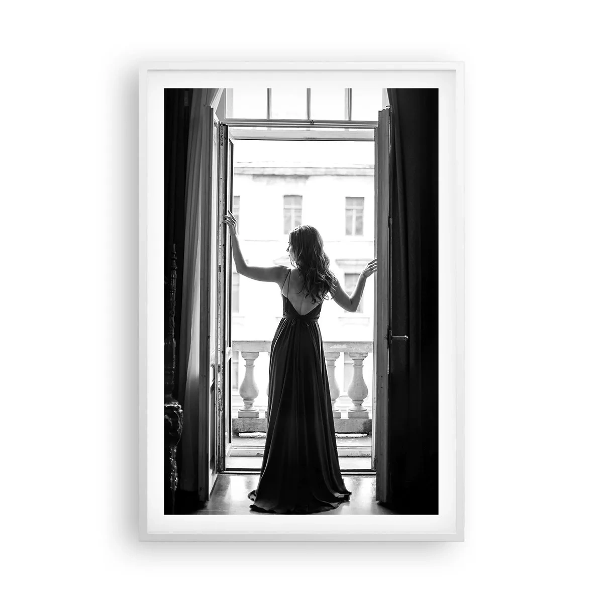 Poster in cornice bianca - In grande stile - 61x91 cm