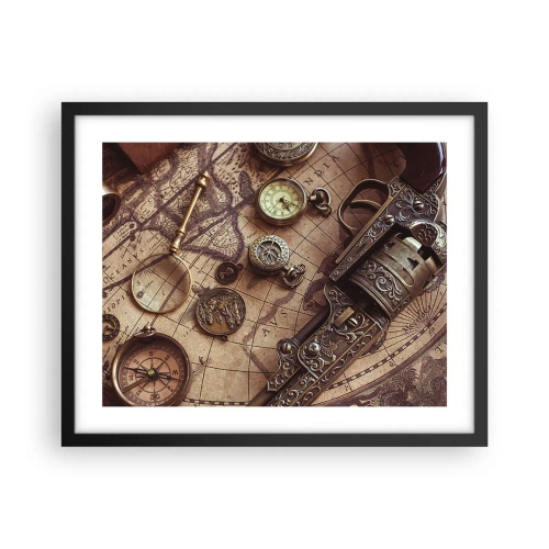 Poster in cornice nera - La natura chiama - 50x40 cm