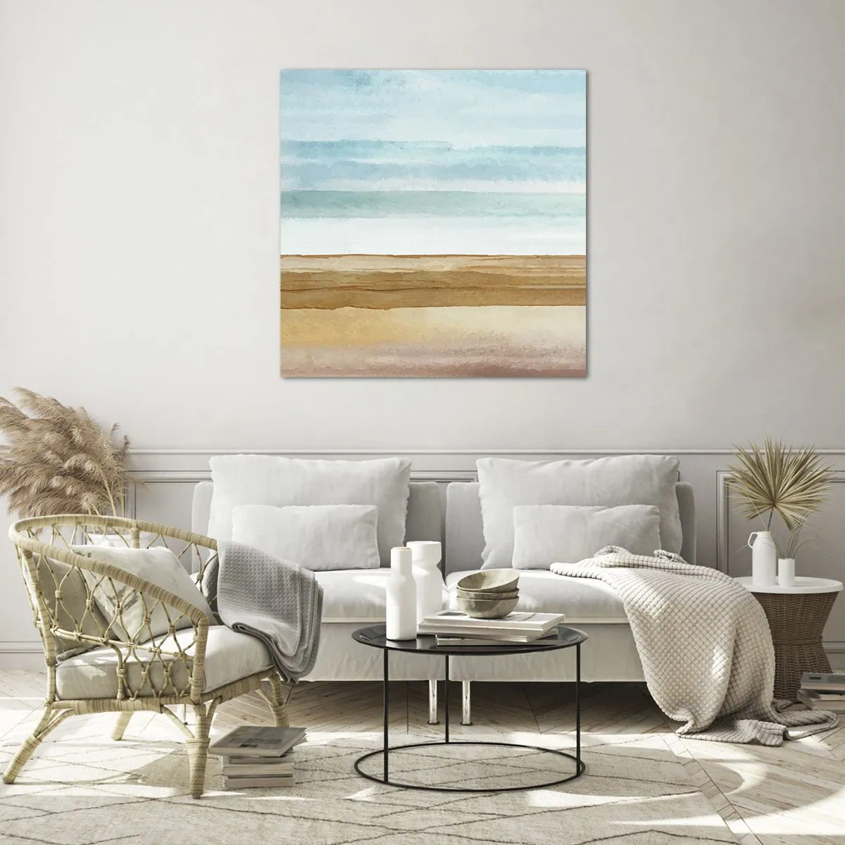 Quadro su vetro - Rilassamento - 30x30 cm