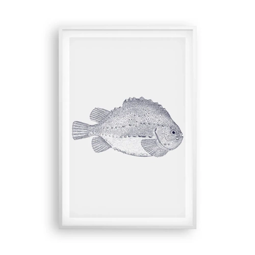 Poster in cornice bianca - Nell'album del naturalista - 61x91 cm
