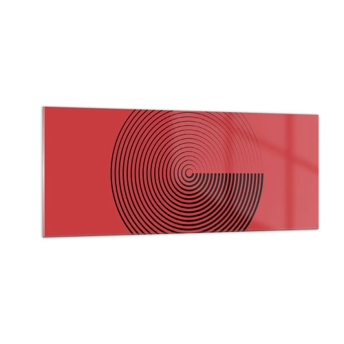 Quadro su vetro - Movimento circolare - 100x40 cm