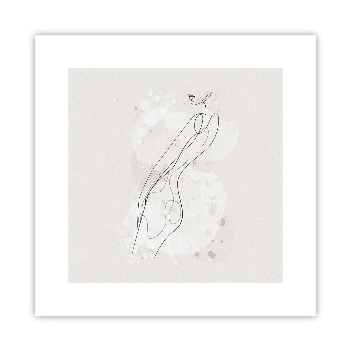 Poster - Errando con lo sguardo - 30x30 cm