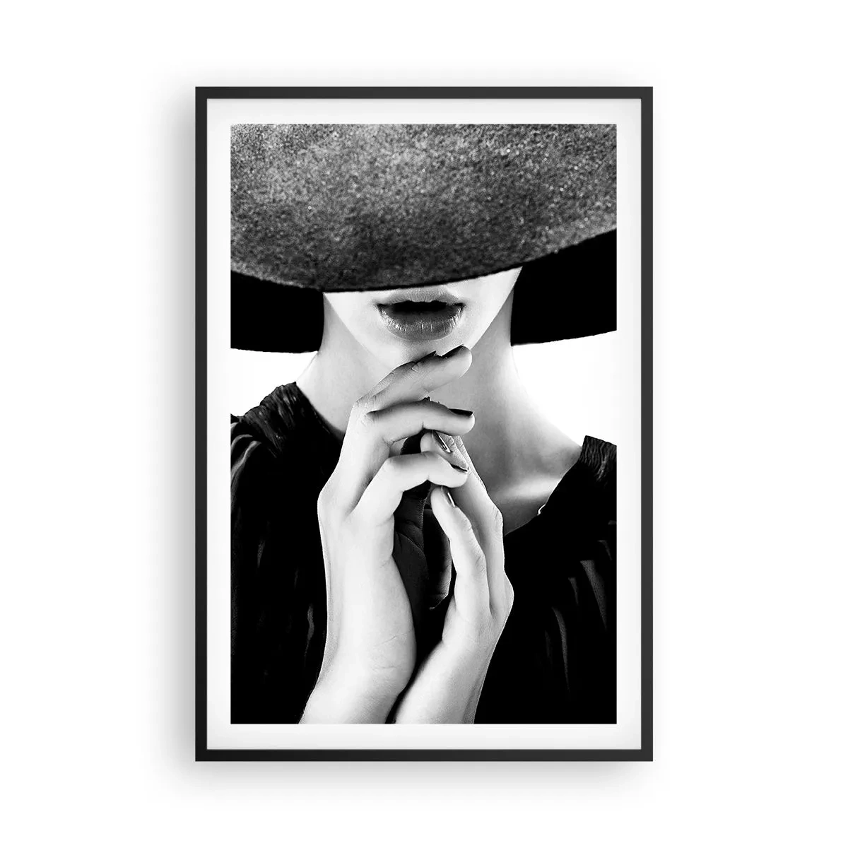 Poster in cornice nera - Bellezza celata - 61x91 cm