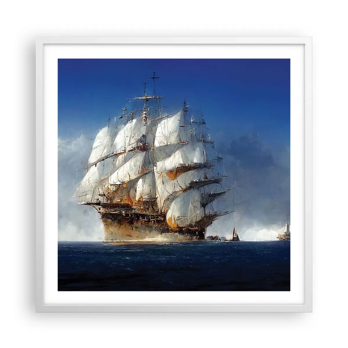 Poster in cornice bianca - The great glory! - 60x60 cm