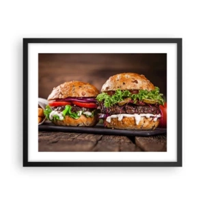 Poster in cornice nera - American dream - 50x40 cm