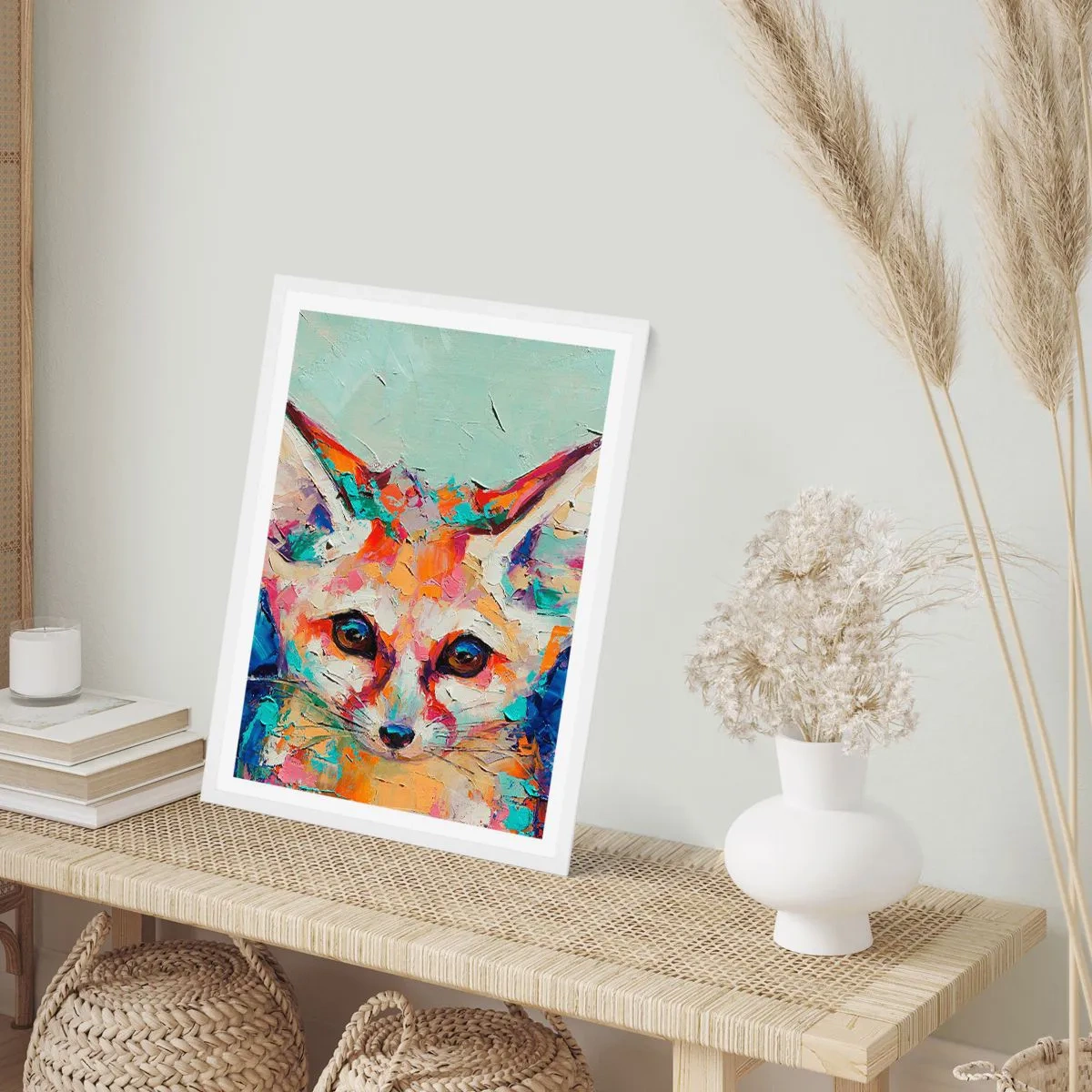 Poster in cornice bianca - Siete pronti per me? - 30x40 cm