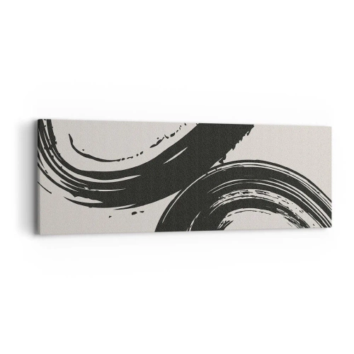 Quadro su tela - Stampe su Tela - Energico e circolare - 90x30 cm