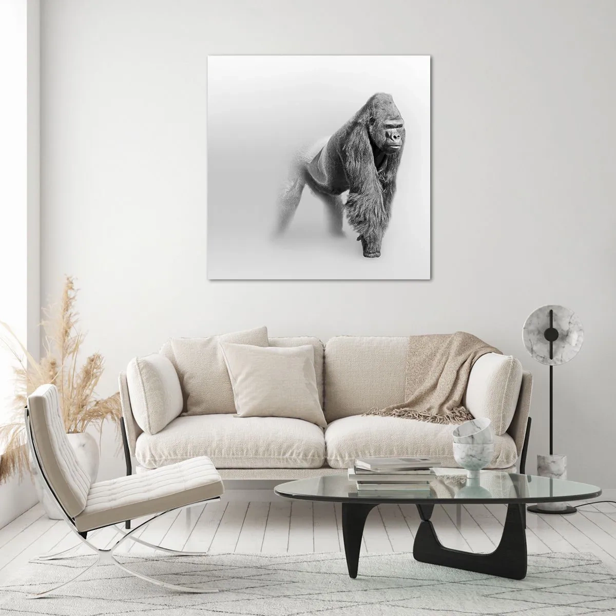 Quadro su vetro - Sicuro della propria forza - 30x30 cm