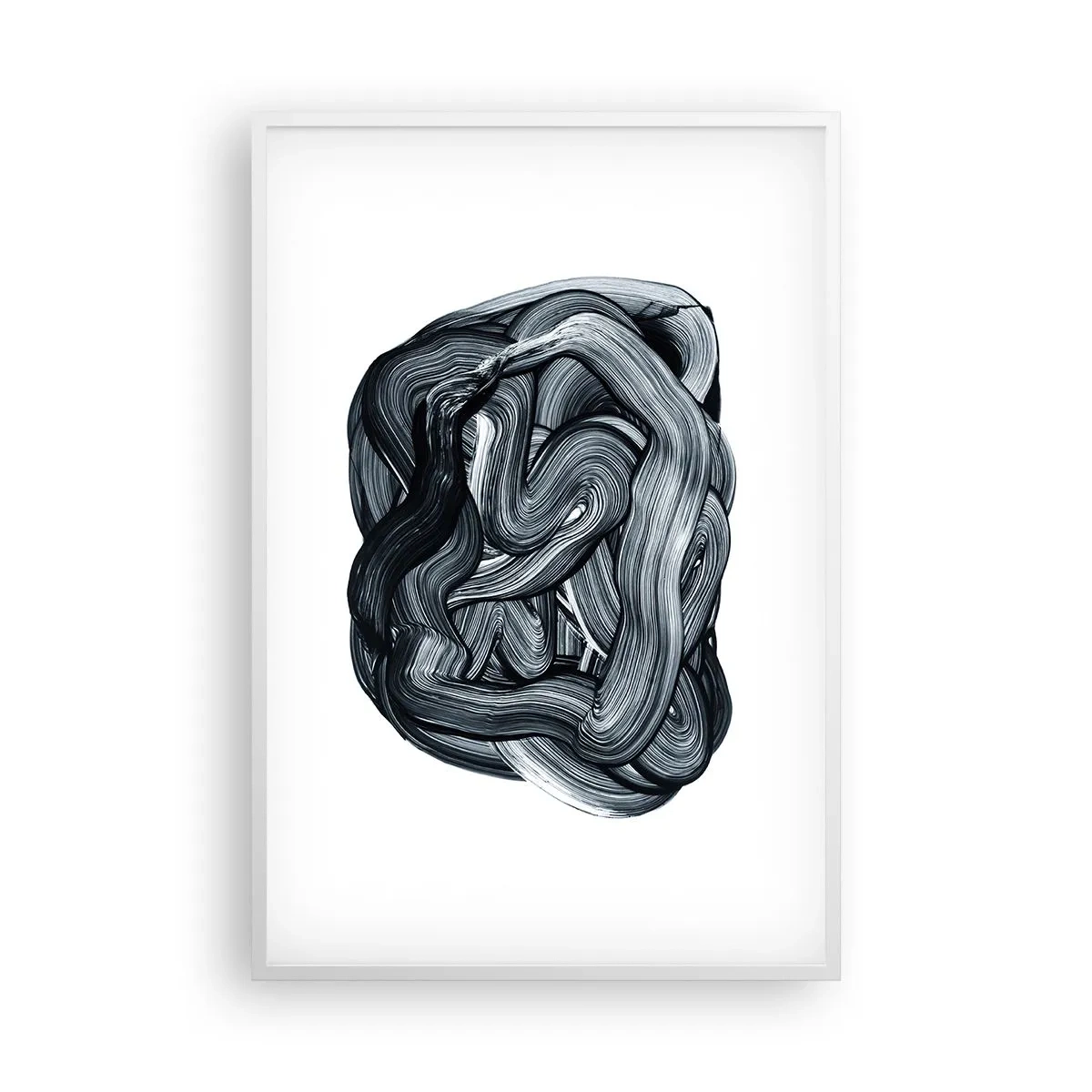 Poster in cornice bianca - Non è così semplice - 61x91 cm