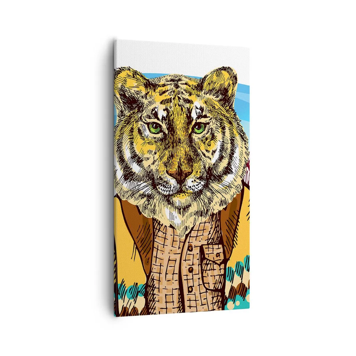 Quadro su tela - Stampe su Tela - Non così selvaggia come la si dipinge - 55x100 cm