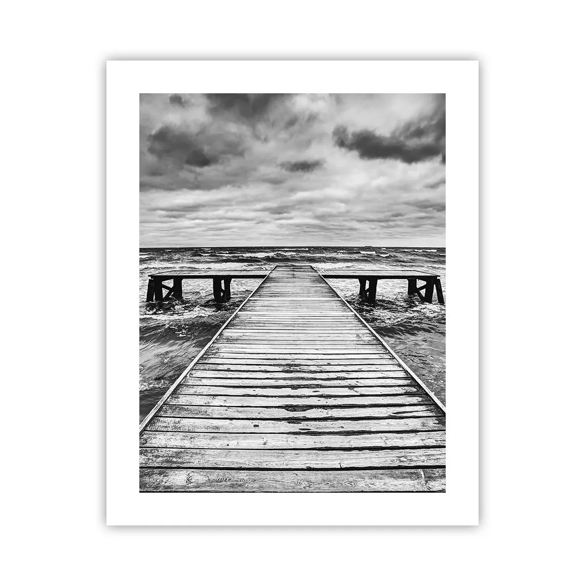 Poster - Aspetto che il vento le scacci via... - 40x50 cm