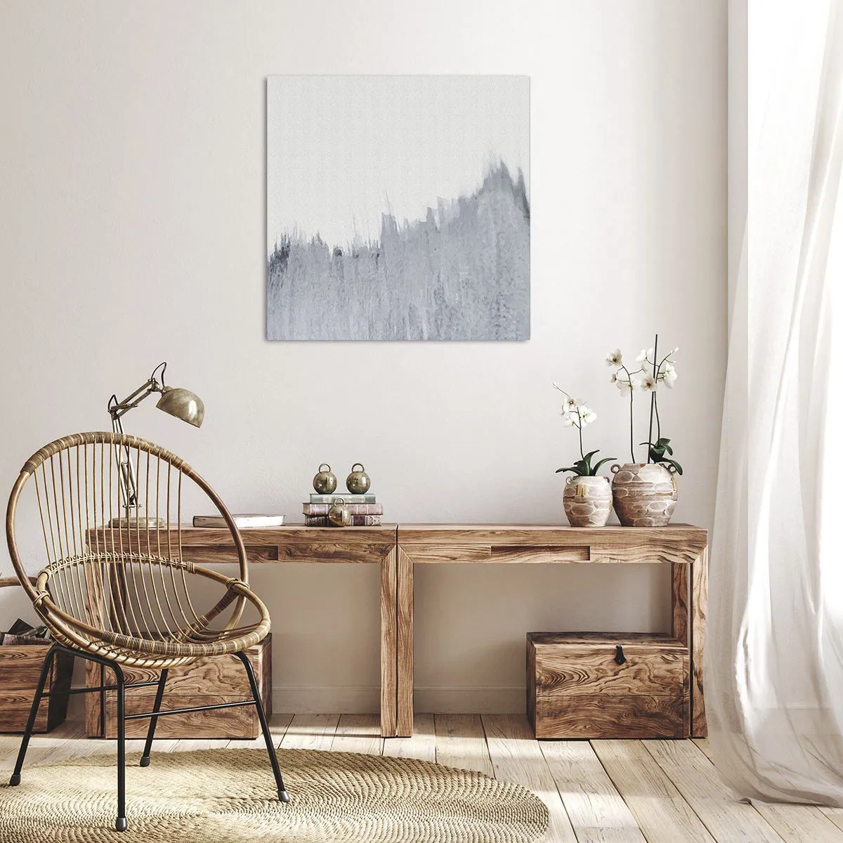 Quadro su tela - Stampe su Tela - Iscrizione misteriosa - 40x40 cm