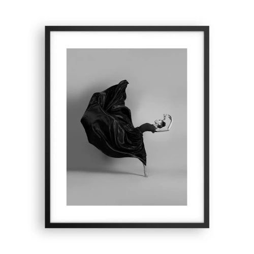 Poster in cornice nera - Musica alata - 40x50 cm