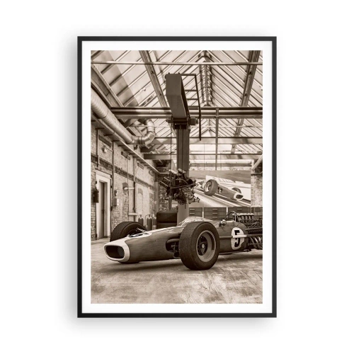 Poster in cornice nera - Il riposo del vincitore - 70x100 cm