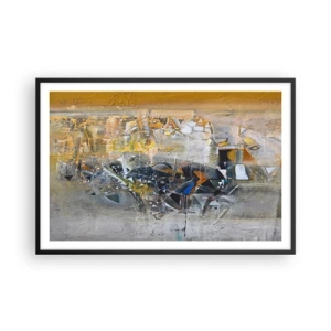 Poster in cornice nera - Tutto andrà bene - 91x61 cm