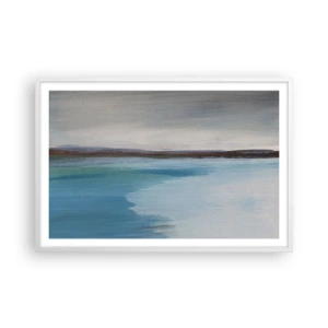 Poster in cornice bianca - Paesaggio orizzontale - 91x61 cm