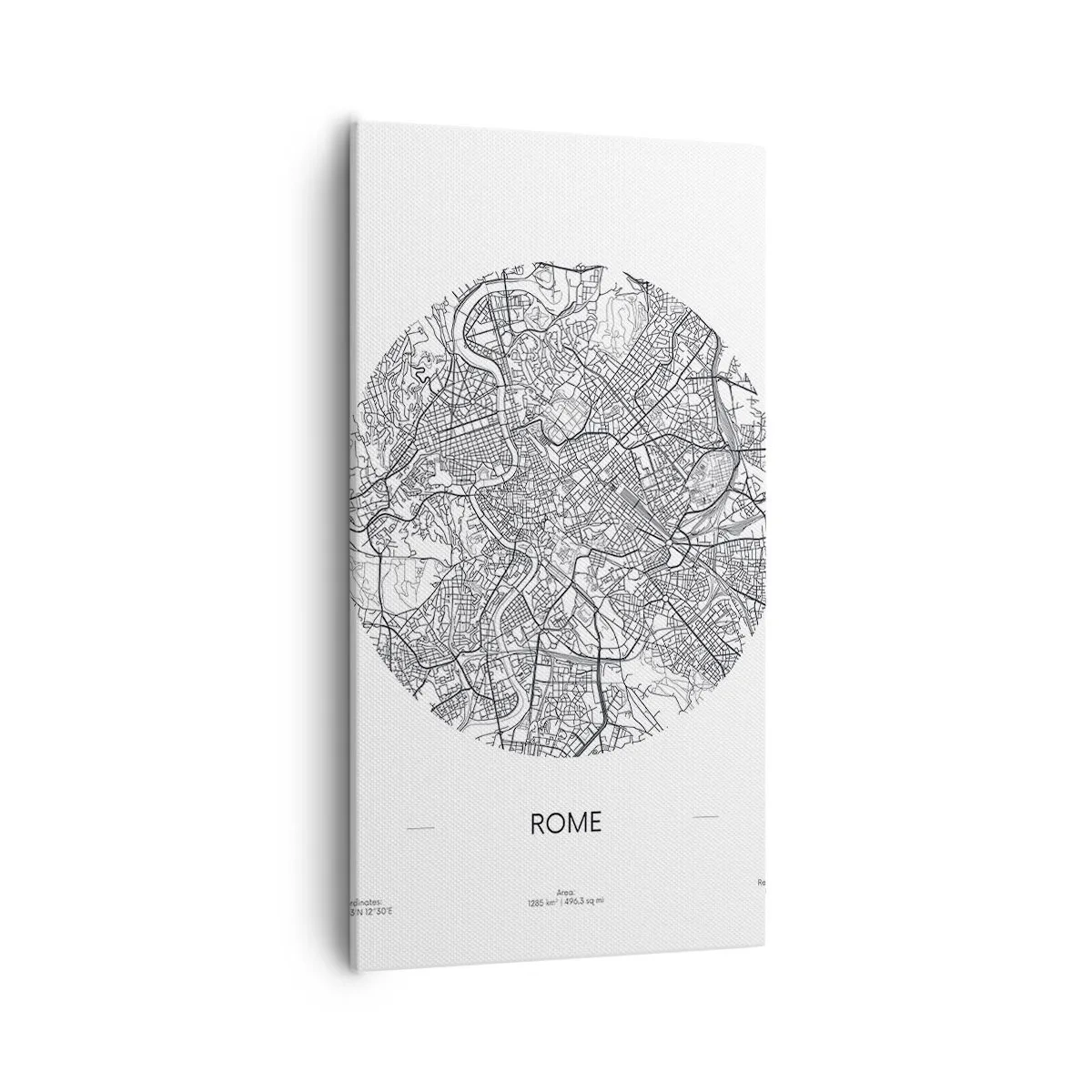 Quadro su tela - Stampe su Tela - Anatomia di Roma - 55x100 cm