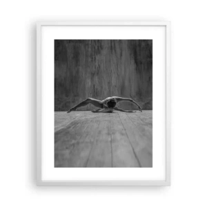 Poster in cornice bianca - Simmetria ritrovata - 40x50 cm