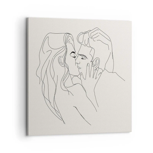 Quadro su tela - Stampe su Tela - Intrecciati dal sentimento - 60x60 cm