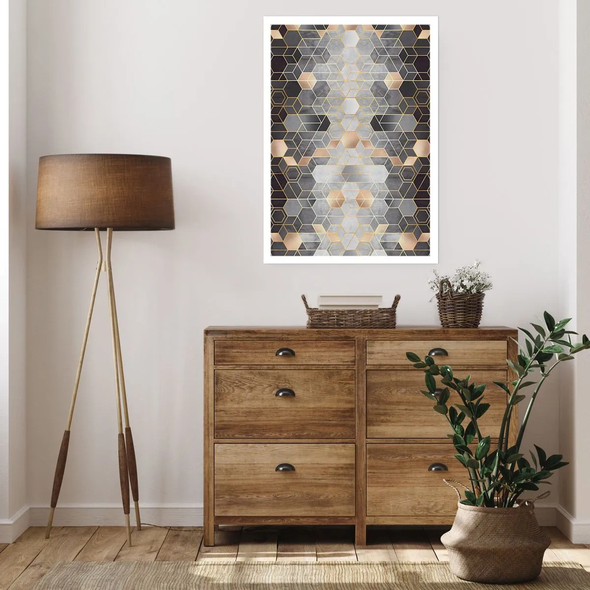 Poster - Composizione di diamante - 40x50 cm