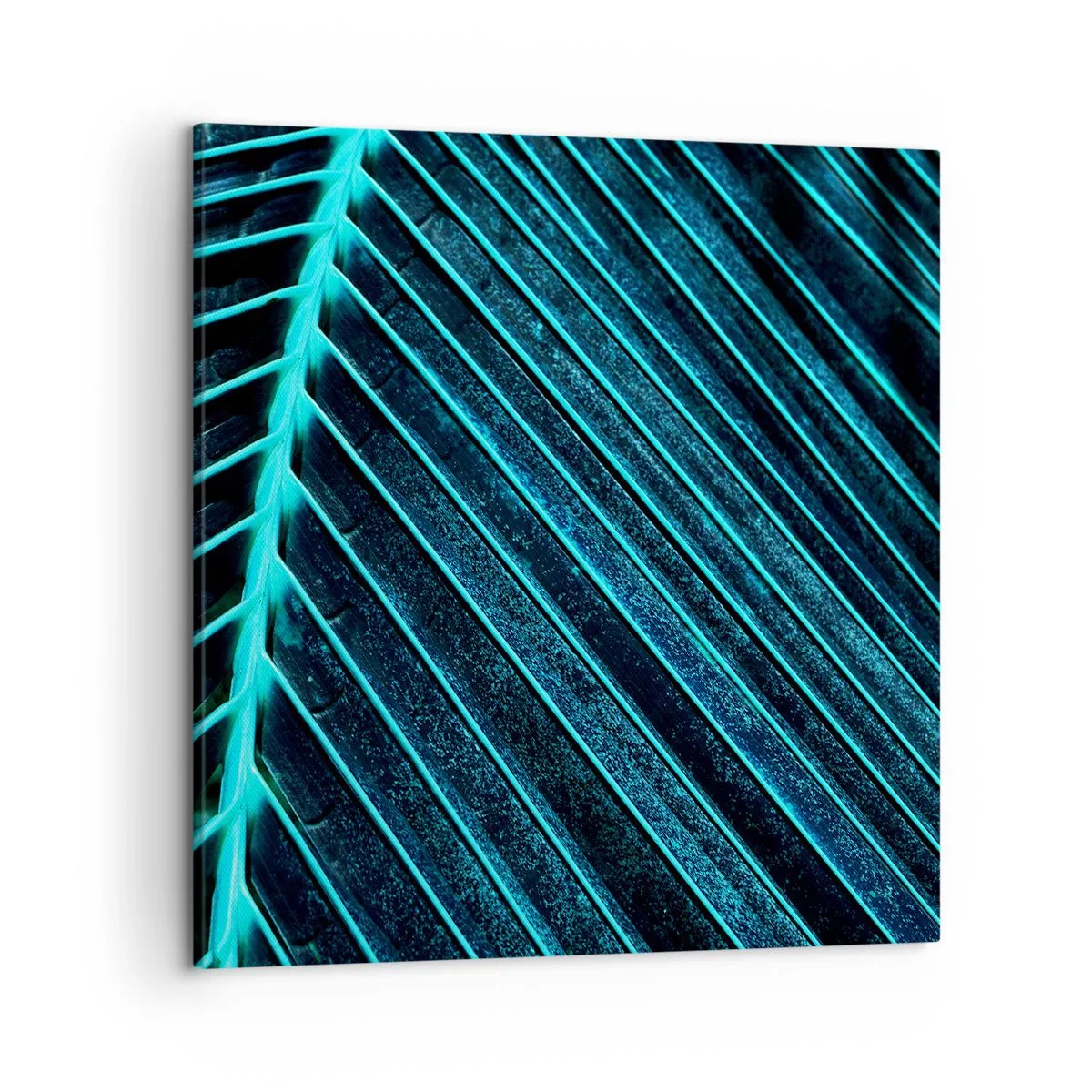 Quadro su tela - Stampe su Tela - La struttura del verde - 50x50 cm