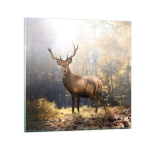 Quadro su vetro - Nella piena maestà - 30x30 cm