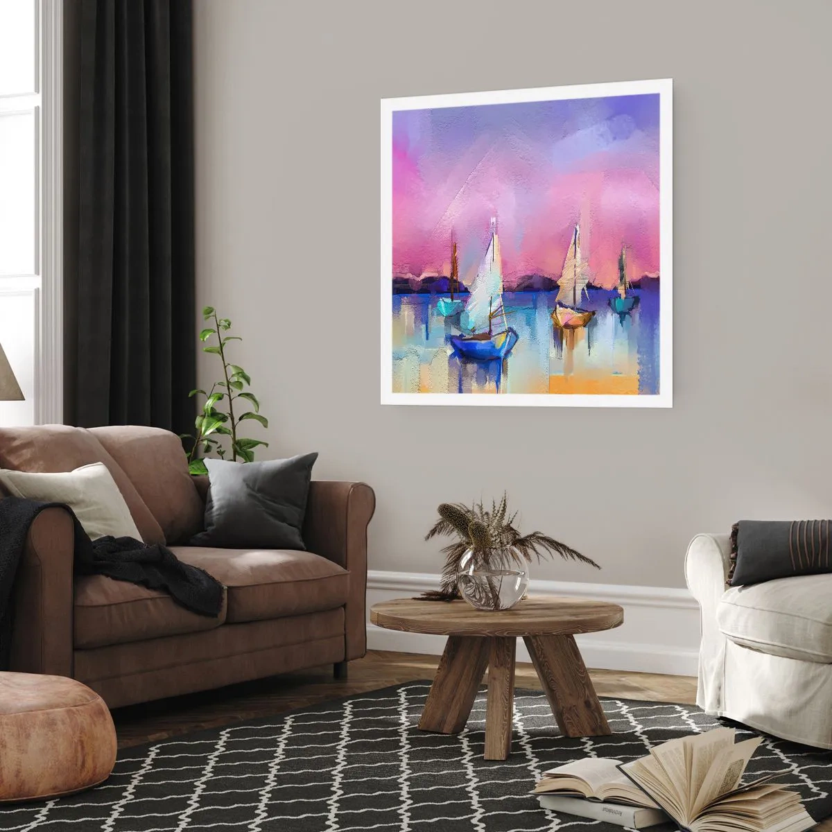 Poster - Direzione: mare aperto - 30x30 cm