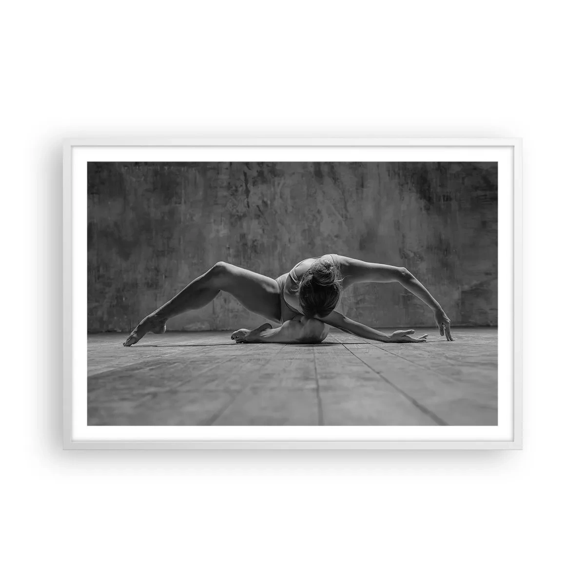 Poster in cornice bianca - Simmetria ritrovata - 91x61 cm