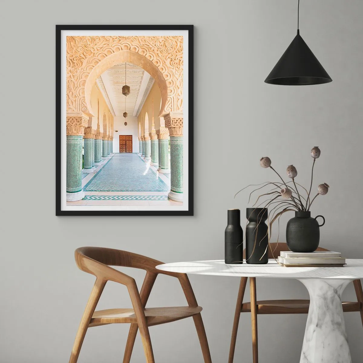 Poster in cornice nera - Dai racconti di Sherazade - 70x100 cm