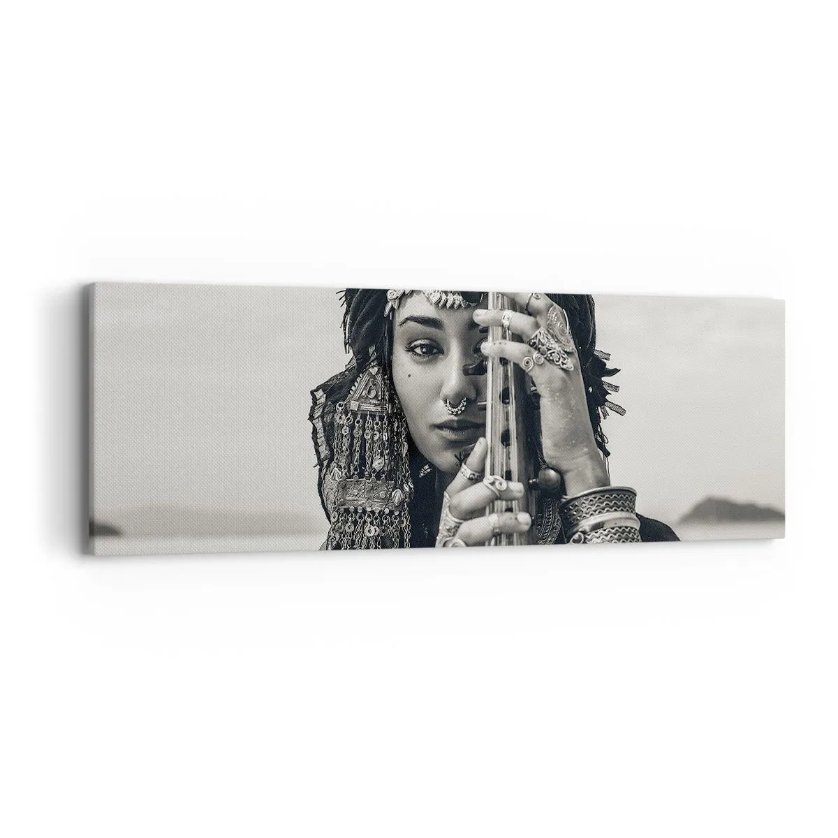 Quadro su tela - Stampe su Tela - La musica dell'oriente - 90x30 cm