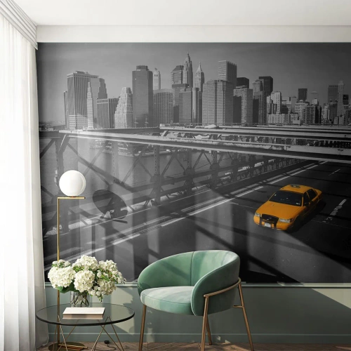 Fotomurali Standard Eco - Il colore della grande città - Città, New York, Architettura - 350x256 cm