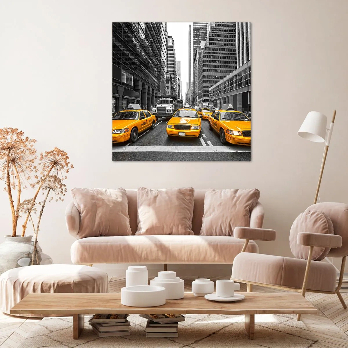 Quadro su tela - Stampe su Tela - Siamo noi che coloriamo la città - 70x70 cm