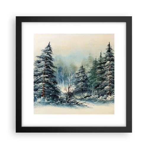 Poster in cornice nera - Pronti al Natale - 30x30 cm