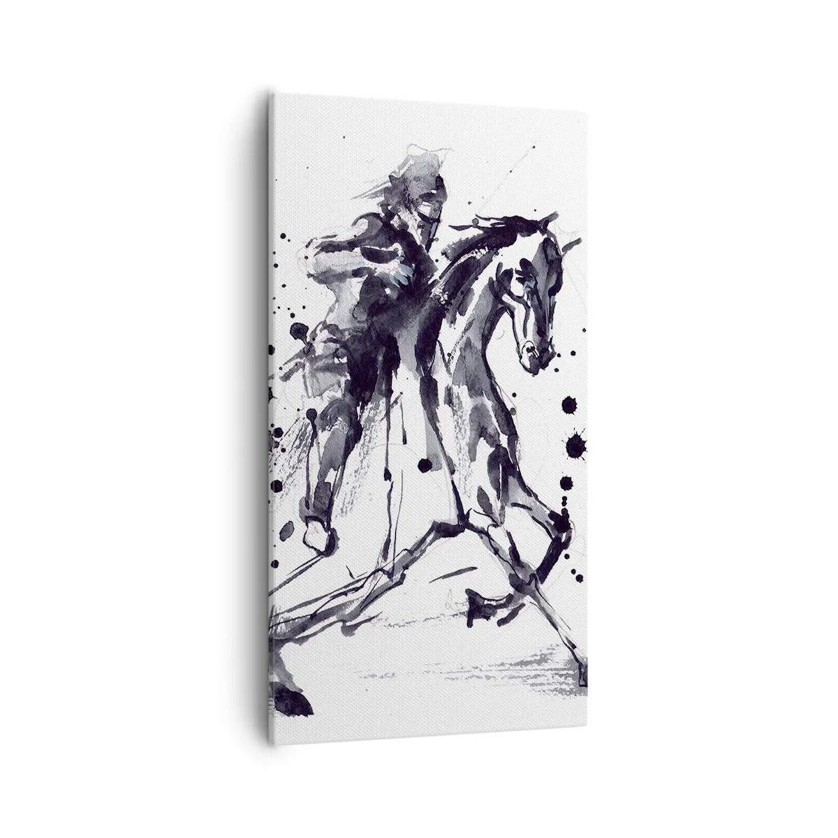 Quadro su tela - Stampe su Tela - Il cavaliere nero - 55x100 cm