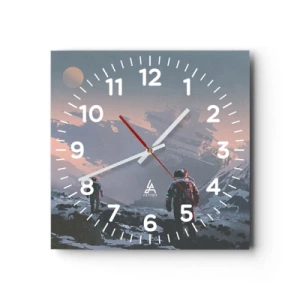 Orologio da parete - Orologio in Vetro - Sotto una stella sconosciuta - 30x30 cm