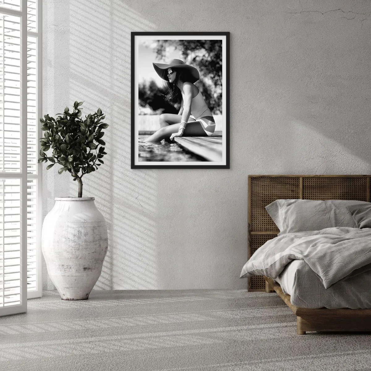 Poster in cornice nera - Sogno estivo - 40x50 cm