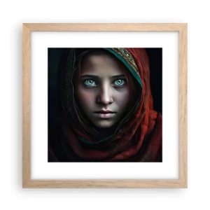 Poster in cornice rovere chiaro - Principessa d'oriente - 30x30 cm