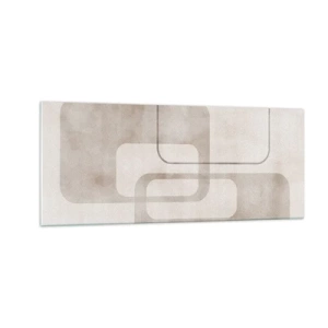 Quadro su vetro - Giunti geometrici - 100x40 cm