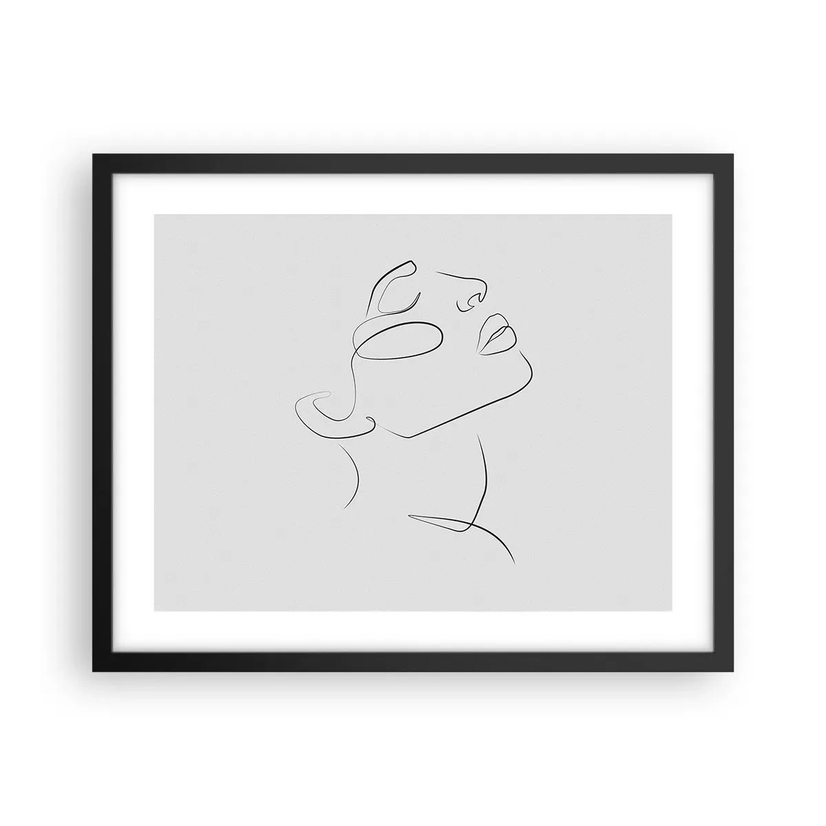 Poster in cornice nera - I meandri dei sogni - 50x40 cm