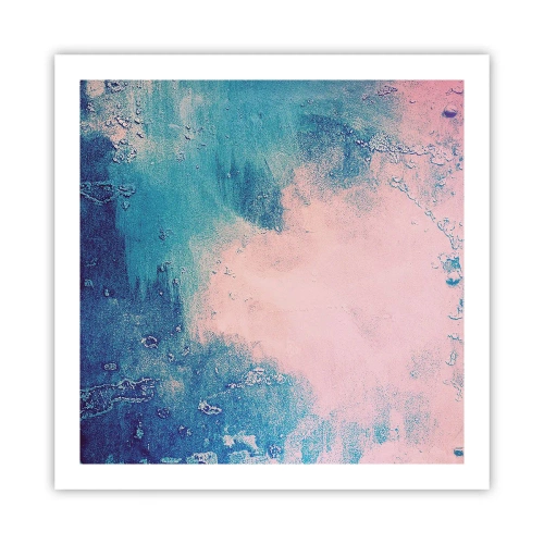 Poster - Abbracci nel blu - 60x60 cm